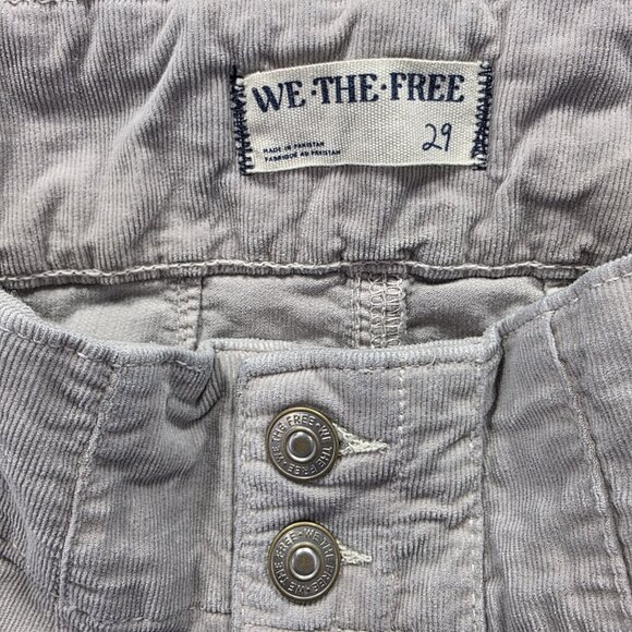We The Free People Pants Women 29 Jayde Cord Flare High Rise Corduroy Bellbottom - Picture 5 of 11